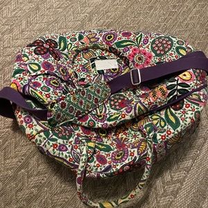 Vera Bradley retired pattern weekender bag. Lightly used condition.